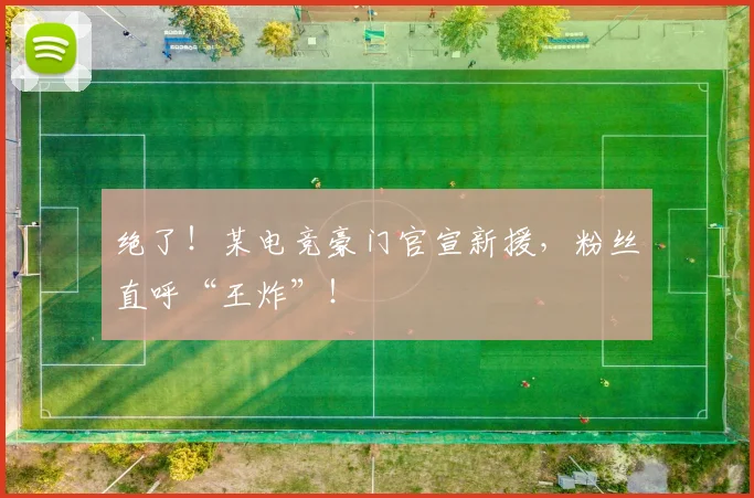 绝了！某电竞豪门官宣新援，粉丝直呼“王炸”！